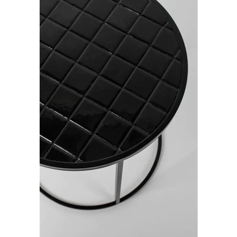 Masă Laterală Glazed - Negru