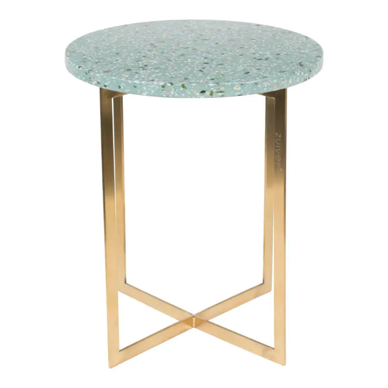 Masa Laterală Luigi - Rotundă, Verde