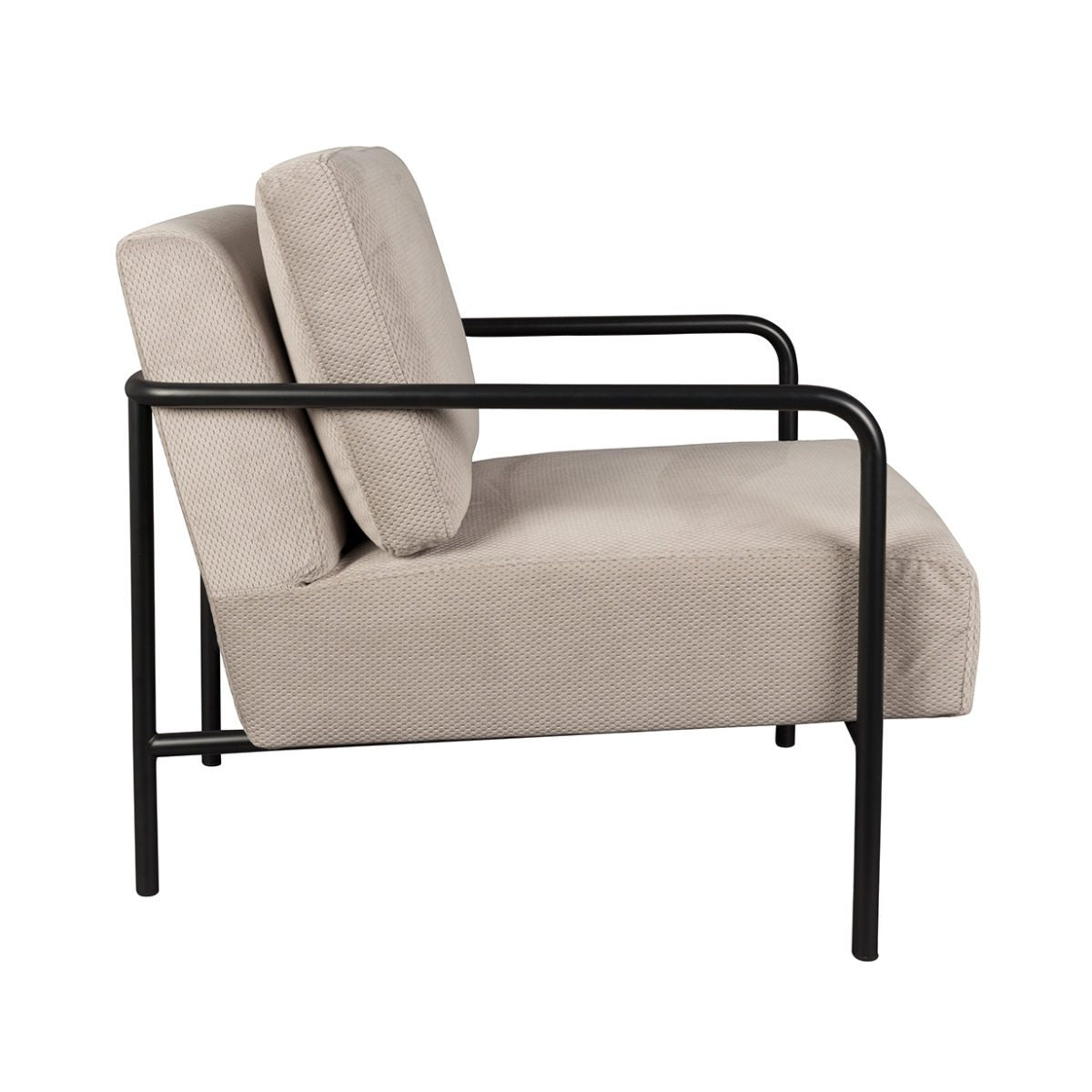 Fotoliu Lounge X-Bang negru/gri deschis