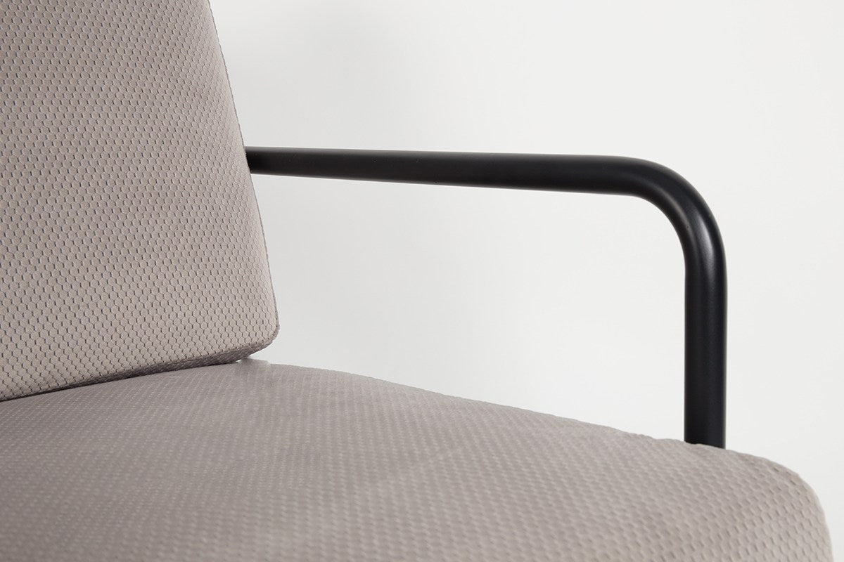 Fotoliu Lounge X-Bang negru/gri deschis
