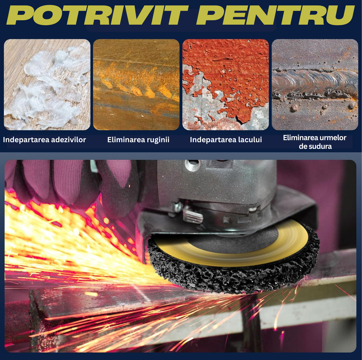 Disc curatare rugina si vopsea StripMaster Pro