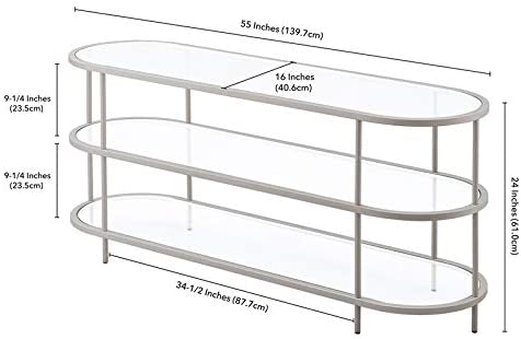 Comoda TV cu blat din sticla Daiana