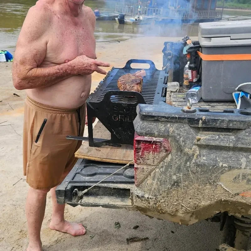 Grătar Portabil camping - GrillMaster Pro