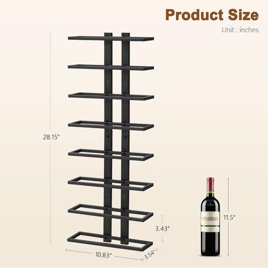 Suport Sticle bauturi pentru perete, vopsit electrostatic