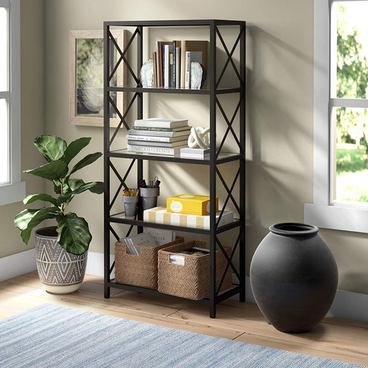 Biblioteca finisata Black